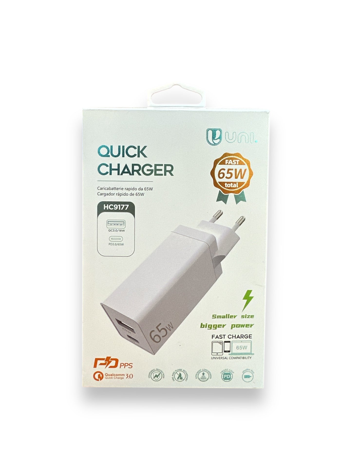 Caricatore 65W Quick Charger