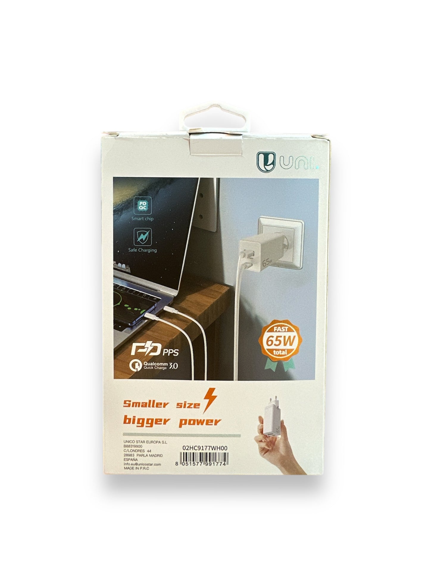 Caricatore 65W Quick Charger