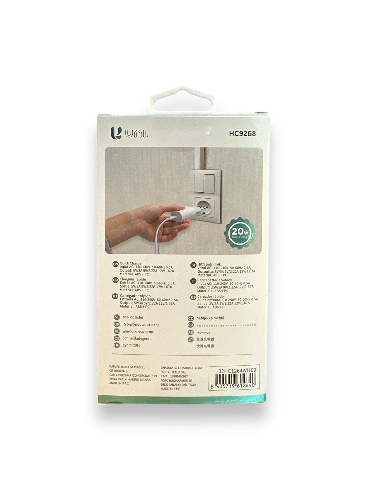Caricatore 20W Quick Charger