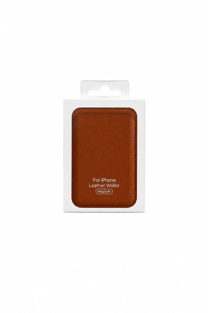 Portafoglio MagSafe Marrone Compatibile