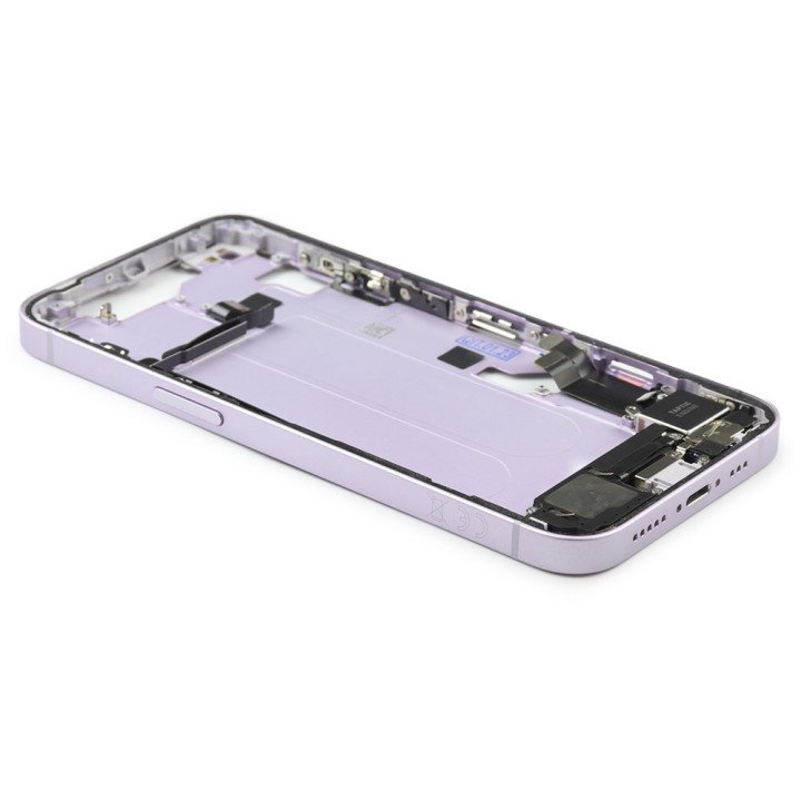 Middle Frame Pulled iPhone 14 Viola Grado A